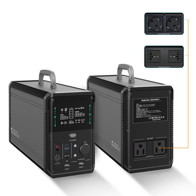 1075wh Usb 220v出口が付いている携帯用動力火車の太陽発電機のキット