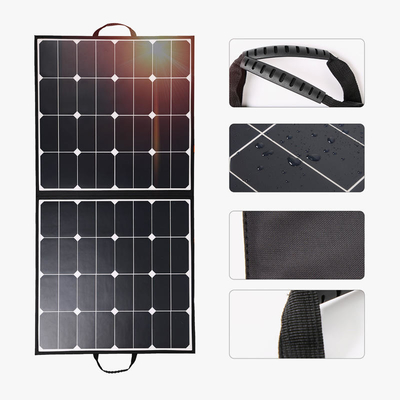 18V 32v 100wのボートOEMのための折り畳み式の太陽電池パネルの充電器電池