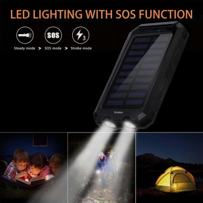 ODMの自在継手バックアップ太陽エネルギー力銀行パックの充電器20000mah