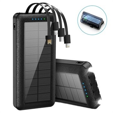 Kickstandの10000mAhタイプC太陽電話充電器のキャンプの携帯用充電器の太陽エネルギー銀行