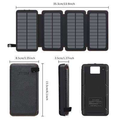OEM 25000mAh 6W携帯電話のための太陽エネルギー力銀行充電器のパネル