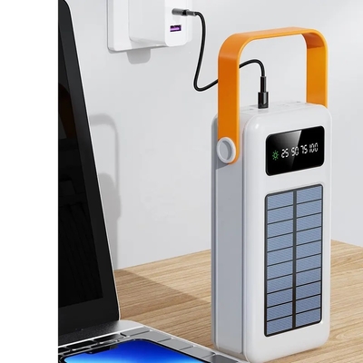 30000mAh 100000mAh 120000Mahの太陽充電器締縄が付いている取り外し可能なケーブルの太陽エネルギー銀行