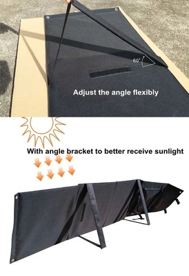 太陽キャンプの太陽電池パネルシステムのための18V 100wの折り畳み式の太陽電池パネル