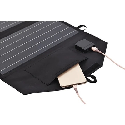 電話ラップトップのための二重USBと折り畳み式小型太陽充電器の携帯用太陽電池パネル15W