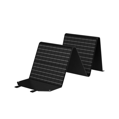 屋外ラップトップの充電器/キャンプのための黒く適用範囲が広い携帯用100w折り畳み式の太陽電池パネル