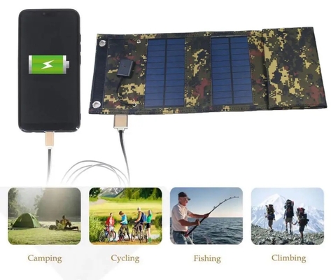 電話ラップトップ充満のために満たすUSBが付いている太陽電池パネルを折る小型15W