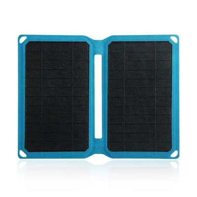 ポータブル 折りたたむ太陽光パネル 10W パワーチャージャー キャンプ 旅行 徒歩