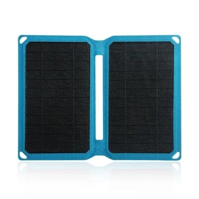 適用をハイキングするキャンプ旅行のための携帯用折る太陽電池パネル10W力の充電器