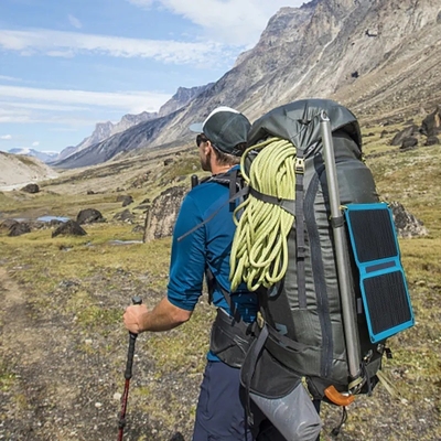 適用をハイキングするキャンプ旅行のための携帯用折る太陽電池パネル10W力の充電器