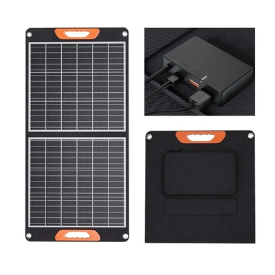 屋外のキャンプのための60W 100W 150Wの携帯用折る太陽電池パネル200W
