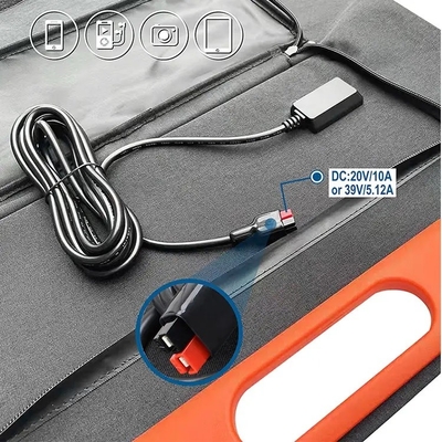 USBの出力が付いている新しい高性能120wの携帯用折るcarportのキャンプの太陽電池パネル100W 200Wのキャラバンの太陽キット