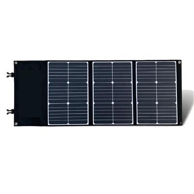折りたたむ太陽光パネル ハンドバッグ パワーステーション ポータブル ソーラーパワー 6 折りたたみ ETFE 60W 110w 220w