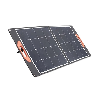 折りたたむ太陽光パネル ハンドバッグ パワーステーション ポータブル ソーラーパワー 6 折りたたみ ETFE 60W 110w 220w