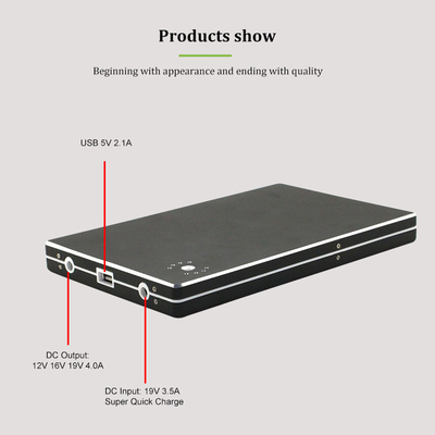 30000Mah 16V USBのタイプCラップトップ力銀行李イオン電池の速い充満