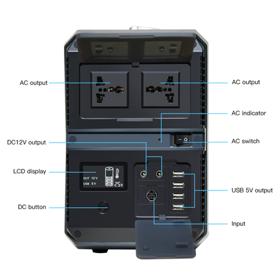 MSDS携帯用動力火車の発電機の発電所太陽キャンプ273000mAh