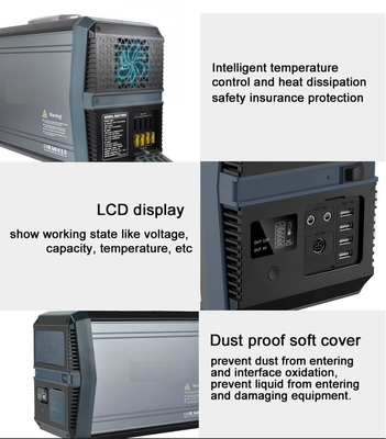 110V 220V李イオン動力火車銀行エネルギー太陽発電機1000W