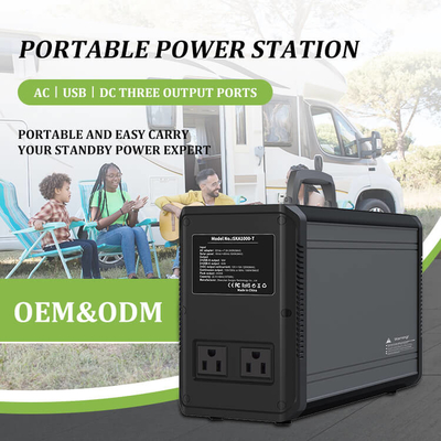 LifePO4 RVのエアコンのためのキャンプの緊急のバックアップ太陽エネルギーシステム発電機