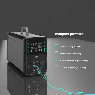 LifePO4 RVのエアコンのためのキャンプの緊急のバックアップ太陽エネルギーシステム発電機