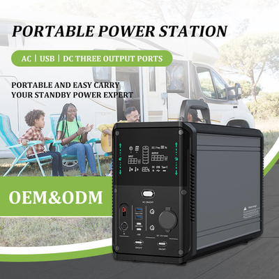 キャンプの家の非常指揮権供給のための1500w 1380Whの携帯用屋外の太陽発電機