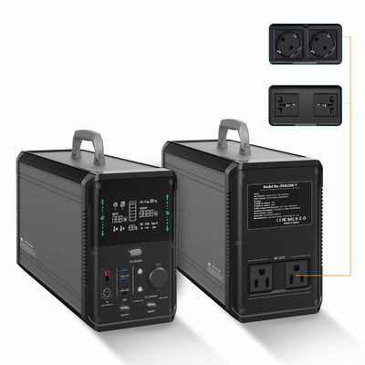 110V太陽携帯用動力火車の発電機Lifepo4の電池の供給1500w 3000w