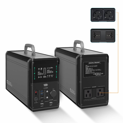1380Wh Lifepo4の太陽発電機の太陽携帯用電源バックアップ