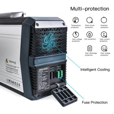 1000wリチウム電池の照明装置のための太陽キャンプの動力火車銀行USB QC3.0