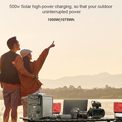 屋外のための1000W 2000W李イオン動力火車の緊急時の太陽動力を与えられた小型発電機